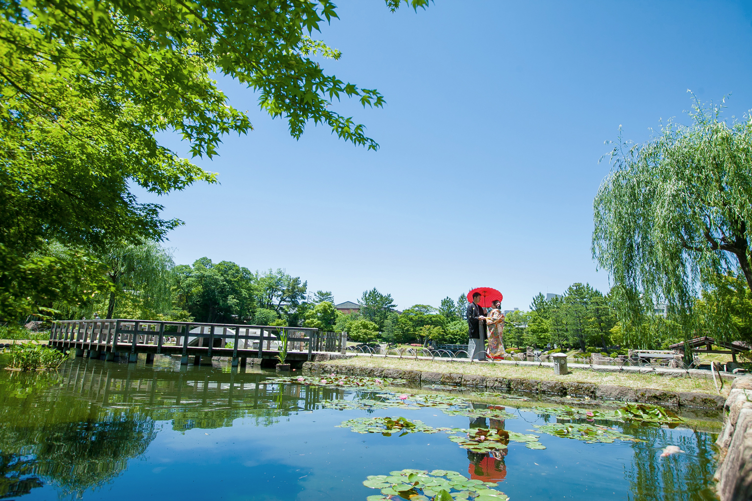 名古屋 和装ロケーションフォト 結婚写真