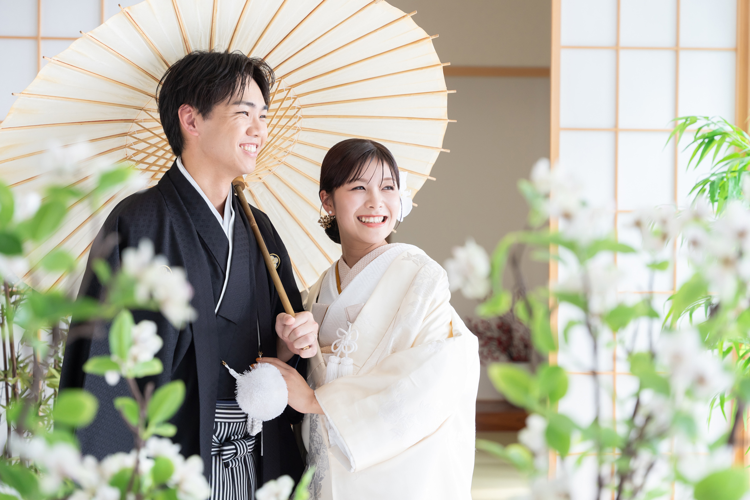 名古屋で人気の和装スタジオで前撮りは白無垢で