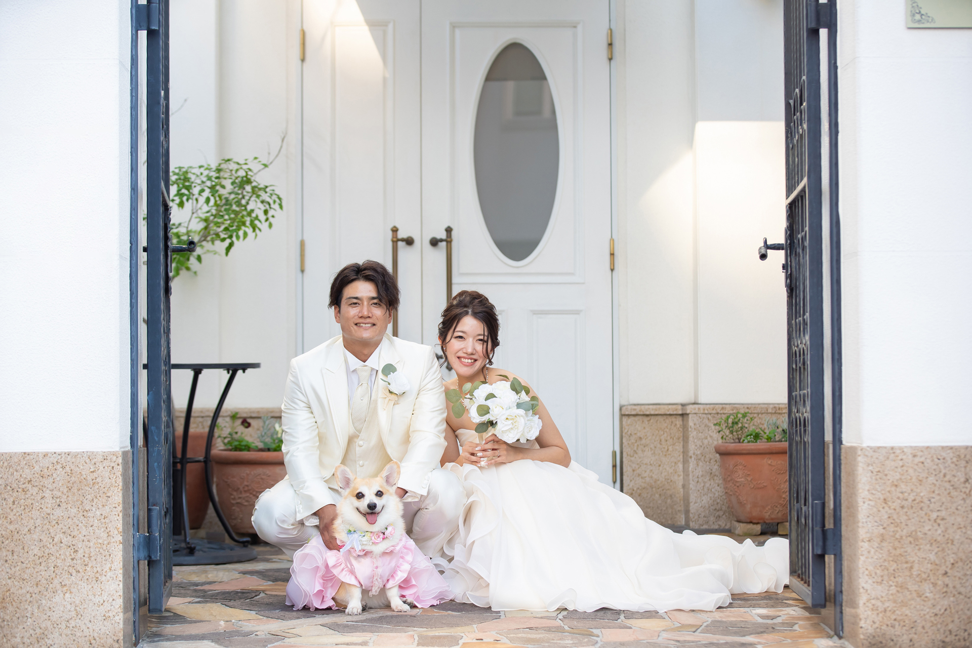 ペットと一緒に