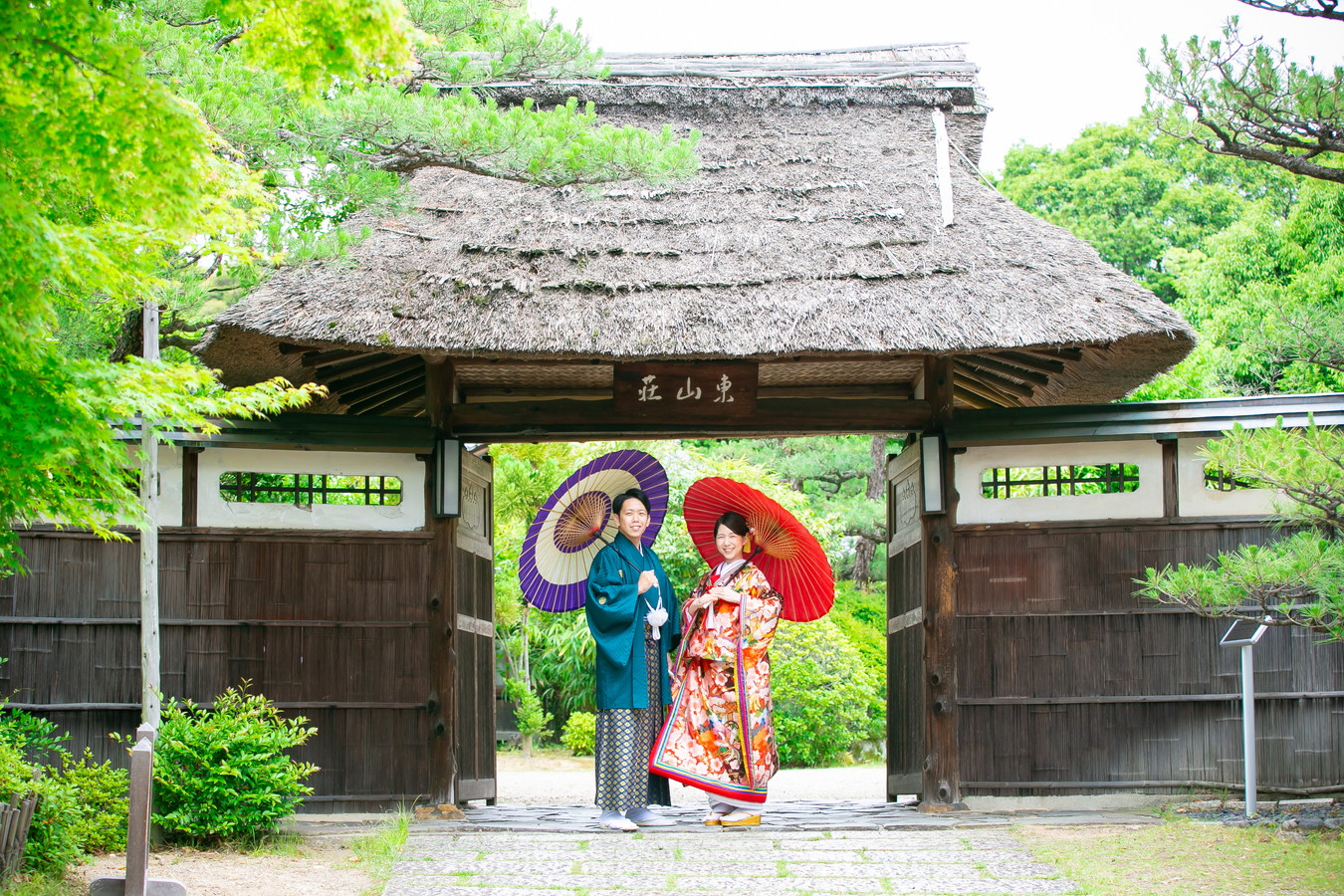 東山荘・市政資料館　和洋装ロケーション