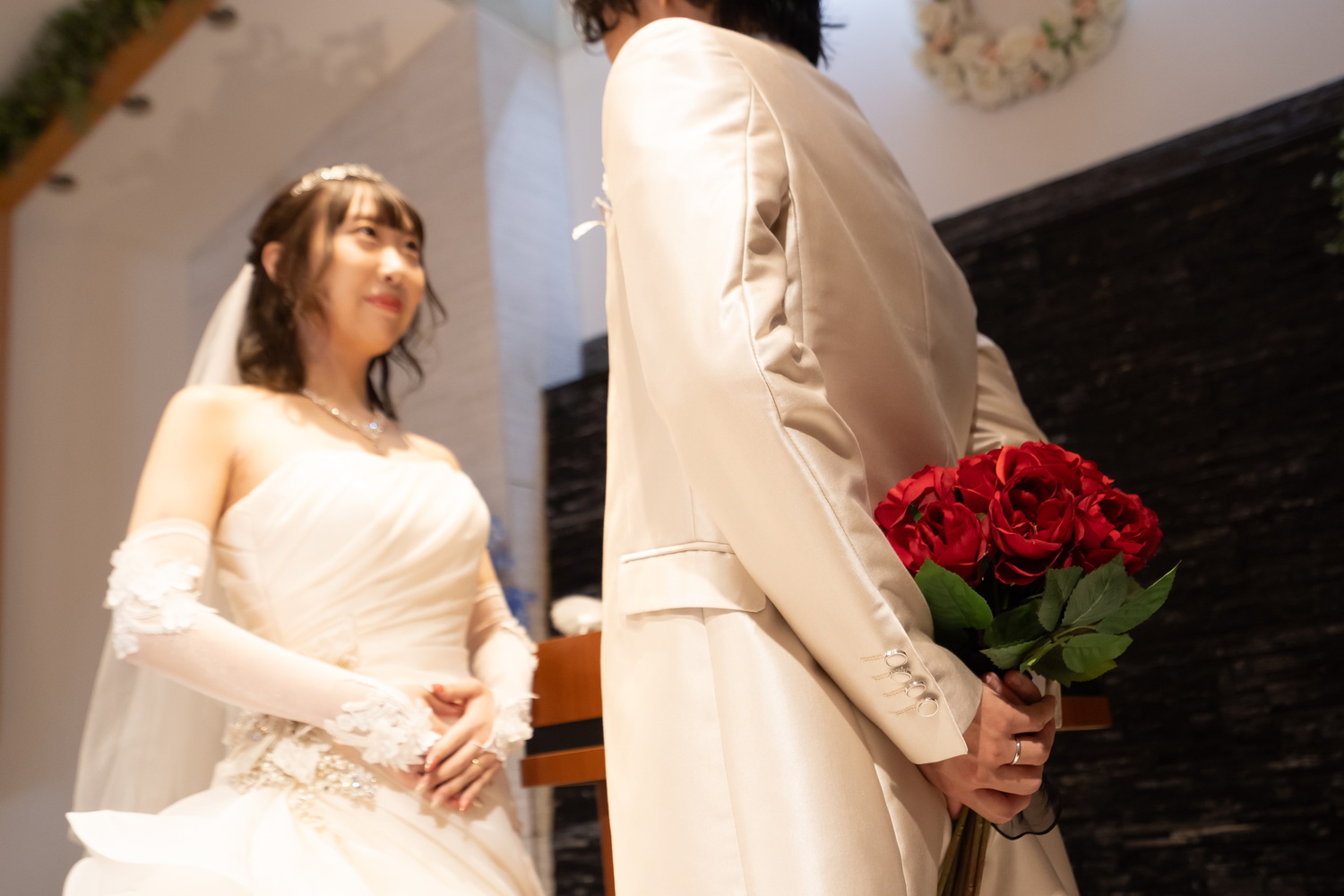 名古屋チャペルフォト,プロポーズショット