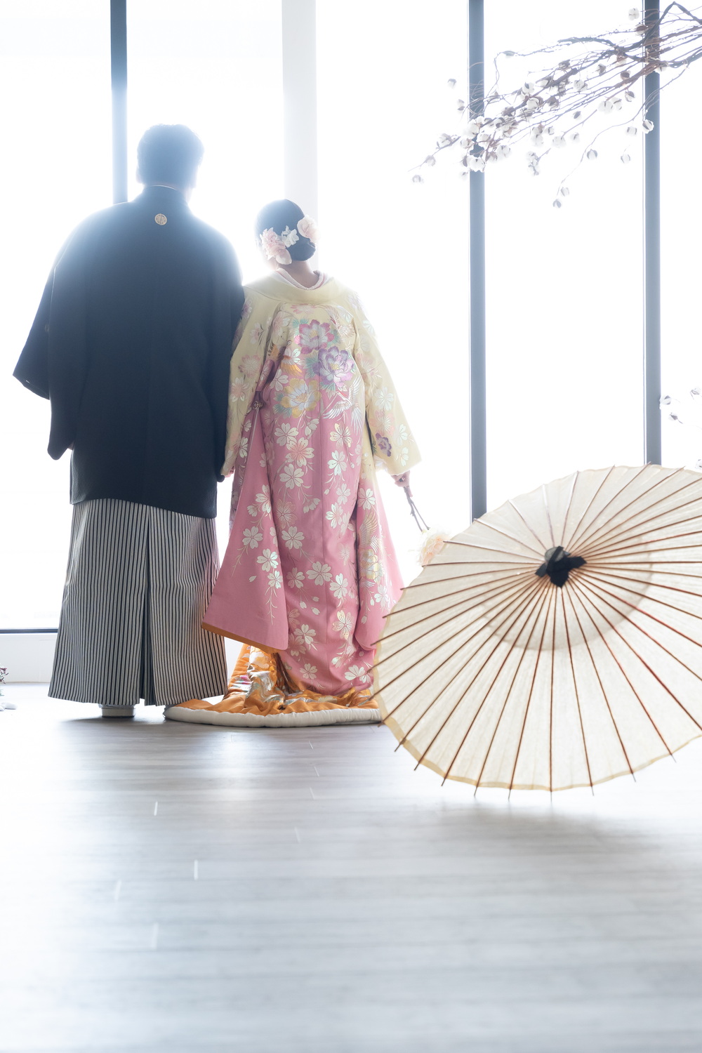 名古屋和装スタジオ,シルエット後ろ姿