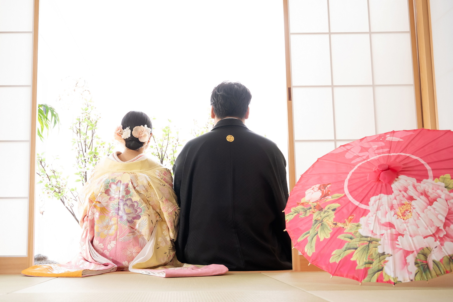 名古屋和装前撮りスタジオ,縁側ショット