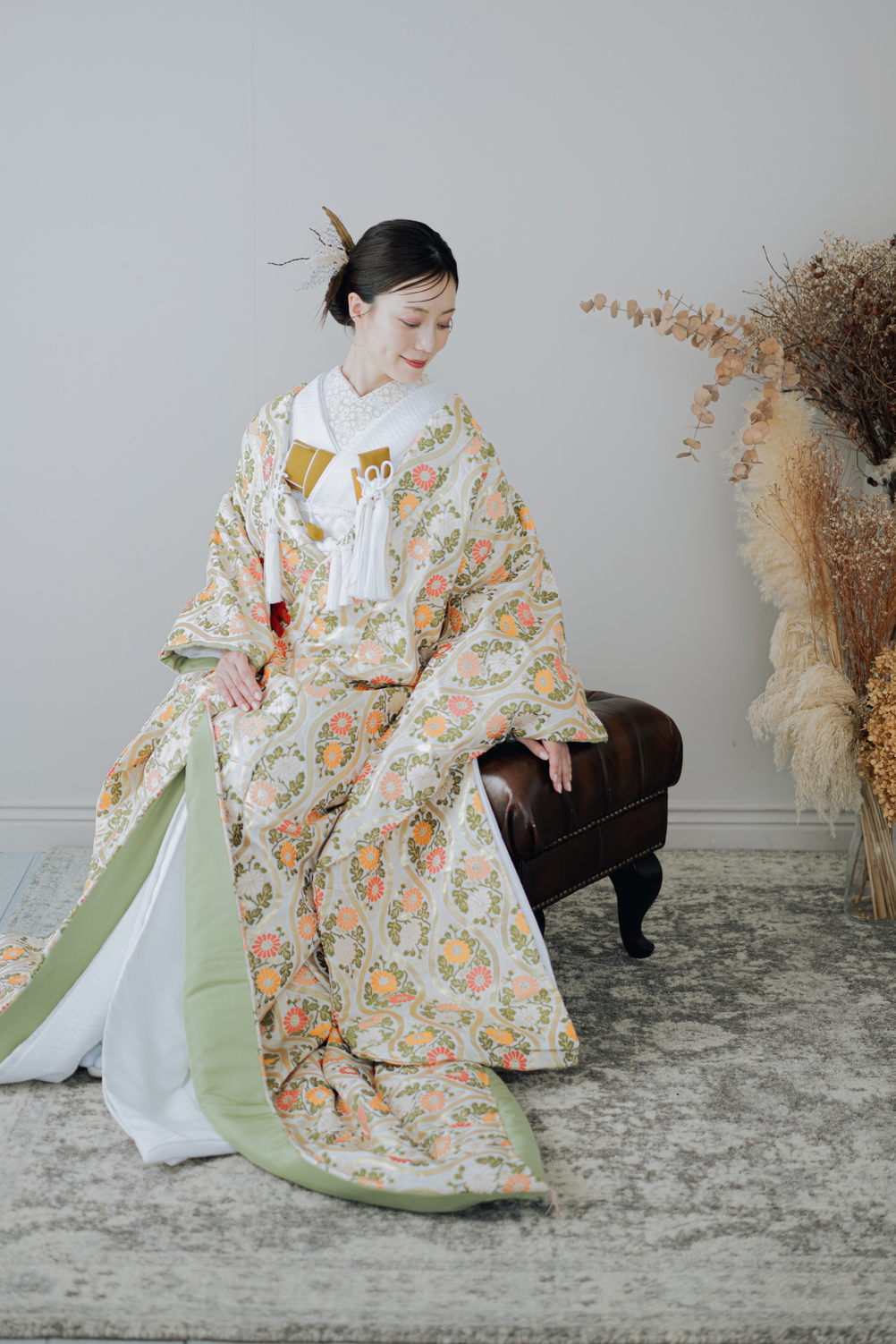 和装スタジオ前撮り｜色打掛の花嫁